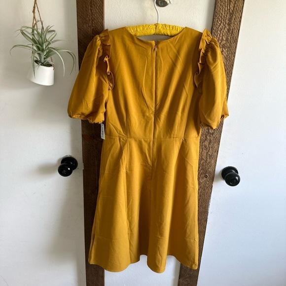 New Women's Florence Puff Half Sleeve Empire Waist Fit and Flare Dress women’s 8 - Picture 9 of 16